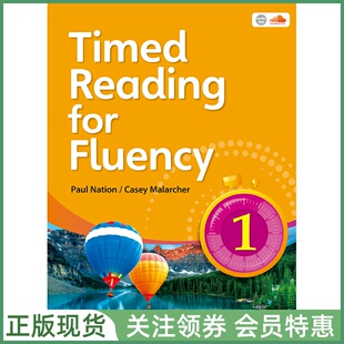Seed Learning计时阅读训练教材 Timed Reading for Fluency Level 1 Student Book with audio and Answer Keys 一级 带音频答案