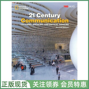 国家地理听说技能训练教材 21st Century Communication Student's Book 4 with Spark platform 四级听说学生用书 带电子书帐号