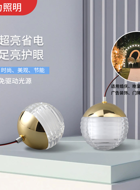 24v12v5v220vLED光源低压直流装饰圆形彩色灯婚庆吊圆球餐厅吧台