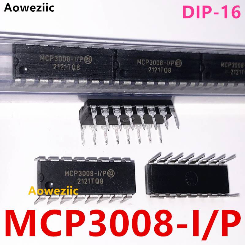 MCP3008-I/P 直插 DIP-16 SPI串行接口IC模数转换器芯片 全新原装
