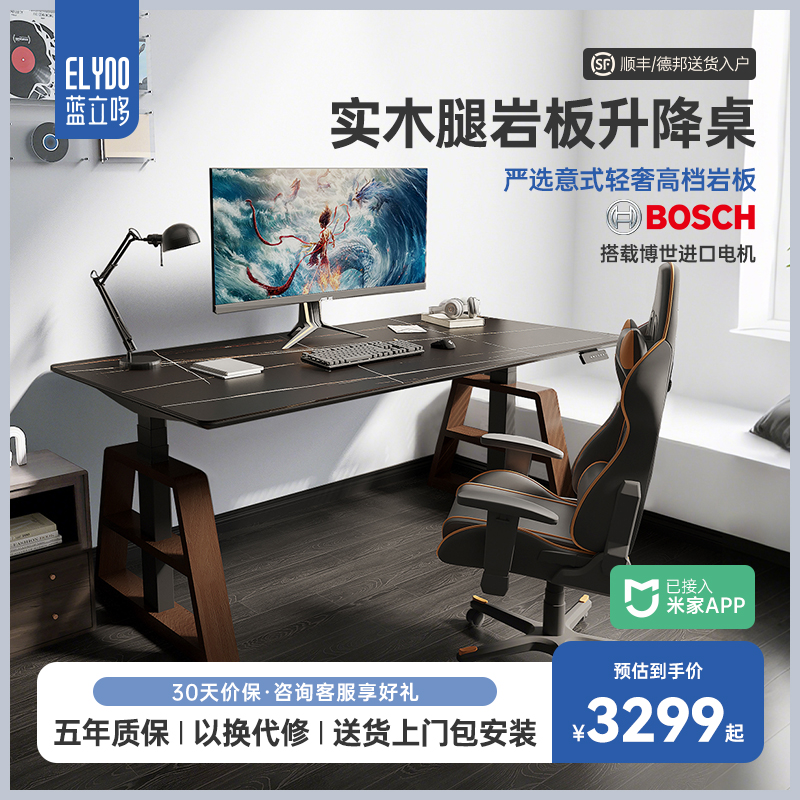 蓝立哆岩板电动升降桌进口电机