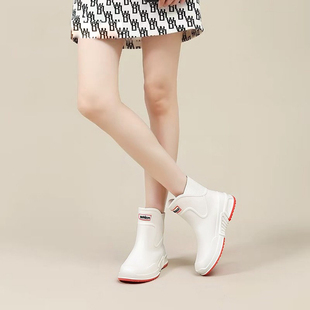 防水雨鞋女新款外穿防滑耐磨短筒水鞋雨季雨靴久站不累脚EVA女鞋