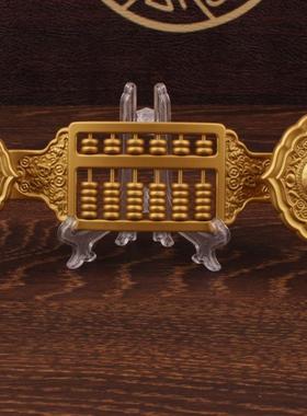 合金算盘如意算盘摆件家居桌面装饰品办公室金属工艺品创意礼品