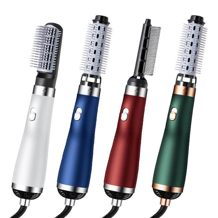 多功能护发吹风机三合一热风梳全自动卷发棒干湿直卷恒温蓬松造型