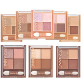 自然显色微珠光 2024新品 日本cezanne倩诗丽 四色眼影盘