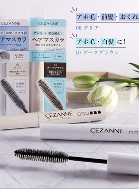 日本cezanne倩丽 倩诗丽 碎发整理膏  透明色 黑色定型持久