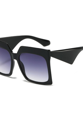 英国coopkoop新款方形太阳镜 欧美简约大框时尚矩形 个性凹美学