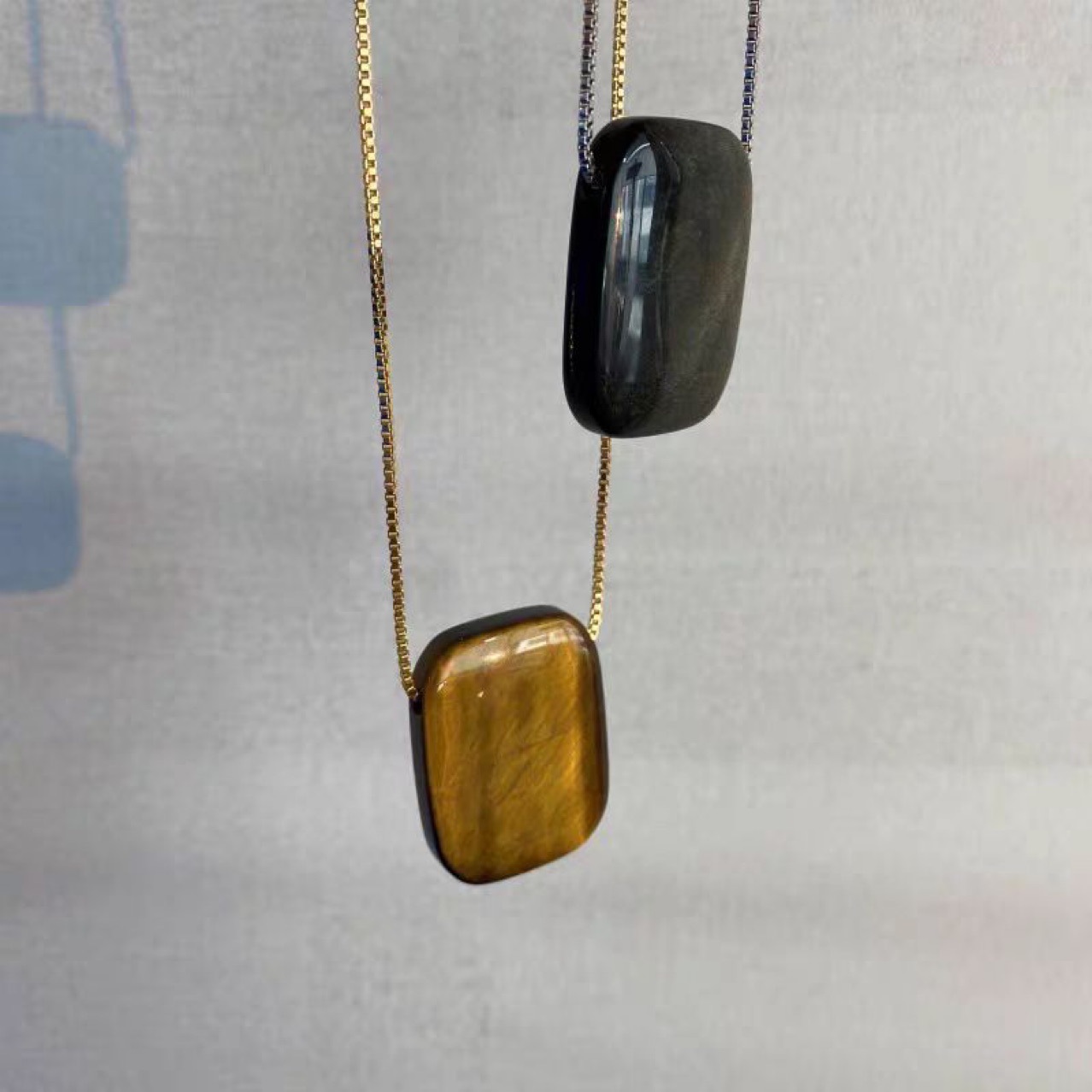 英国coopkoop新款高质感颈链石制作高级感十轻奢百搭毛衣链