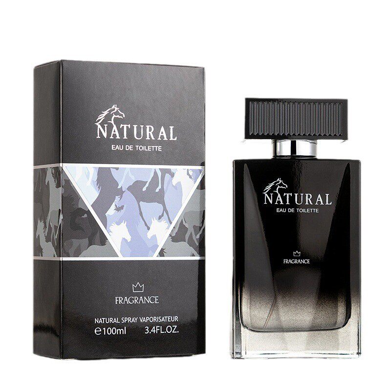 自然金芭蒂蓝黑色男士香水清新木质檀淡香水100ml