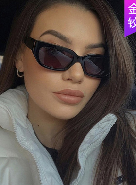 英国coopkoop欧美小框方形太阳镜新款复古女士太阳眼镜时尚凹