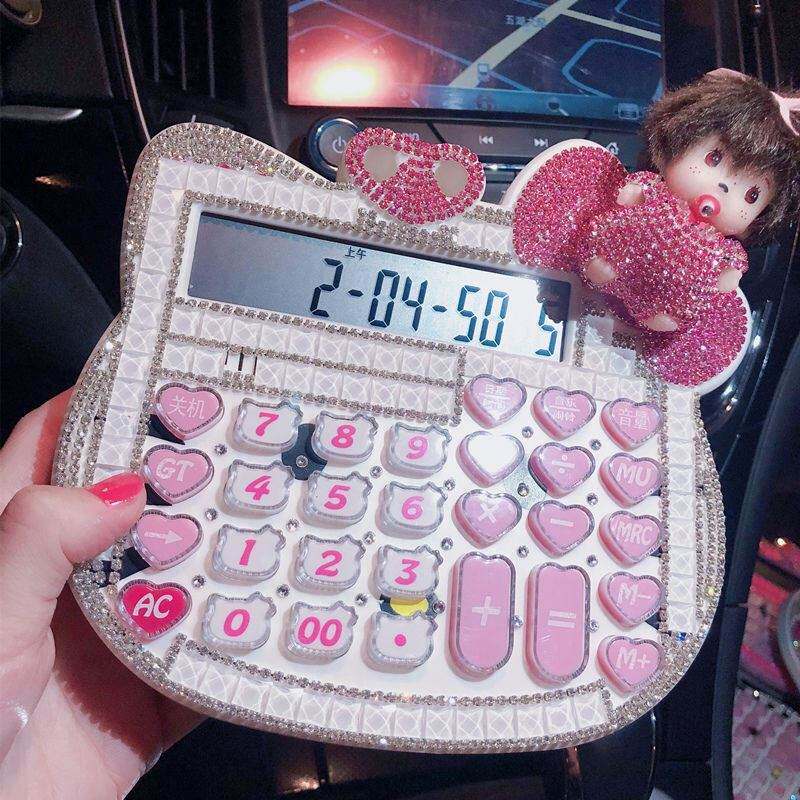 다이아몬드 음성 계산기 여신 모델 대형 한국어 버전 음악 학생 금융 사무용품 12자리 컴퓨터