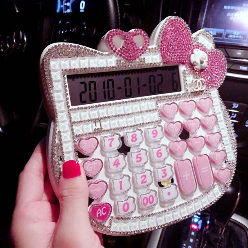 다이아몬드 음성 계산기 여신 모델 대형 한국어 버전 음악 학생 금융 사무용품 12자리 컴퓨터