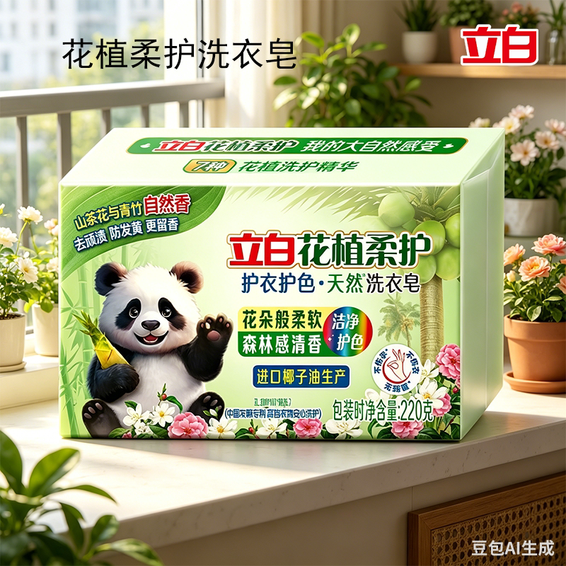 立白洗衣皂洁净去渍持久留香