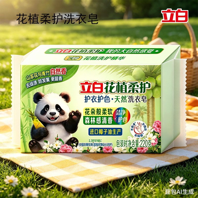 立白洗衣皂洁净去渍持久留香
