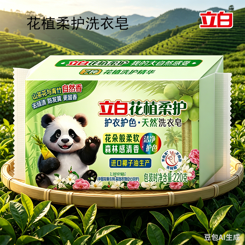 立白洗衣皂洁净去渍持久留香
