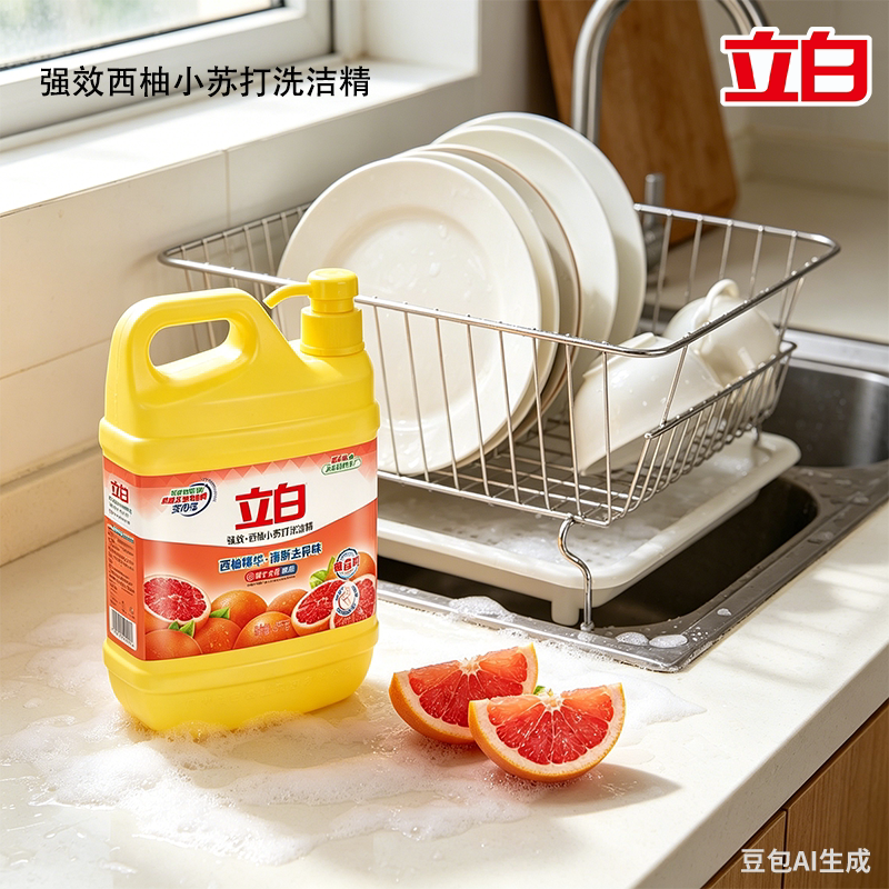 立白洗洁精清新去异味食品用