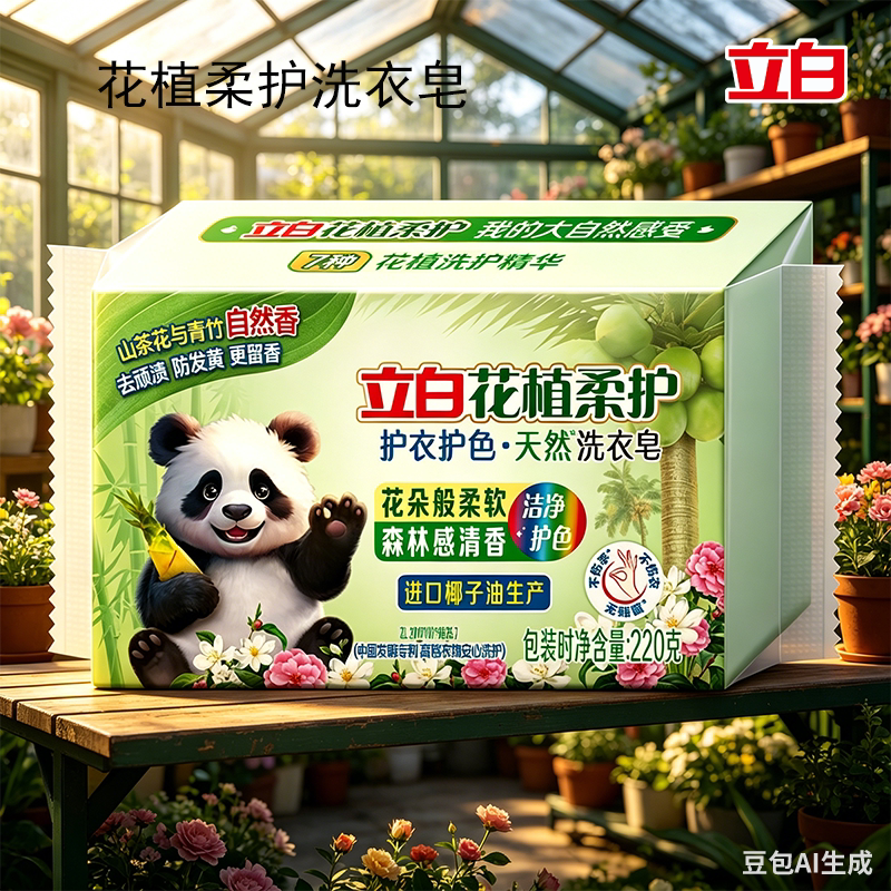 立白洗衣皂洁净去渍持久留香
