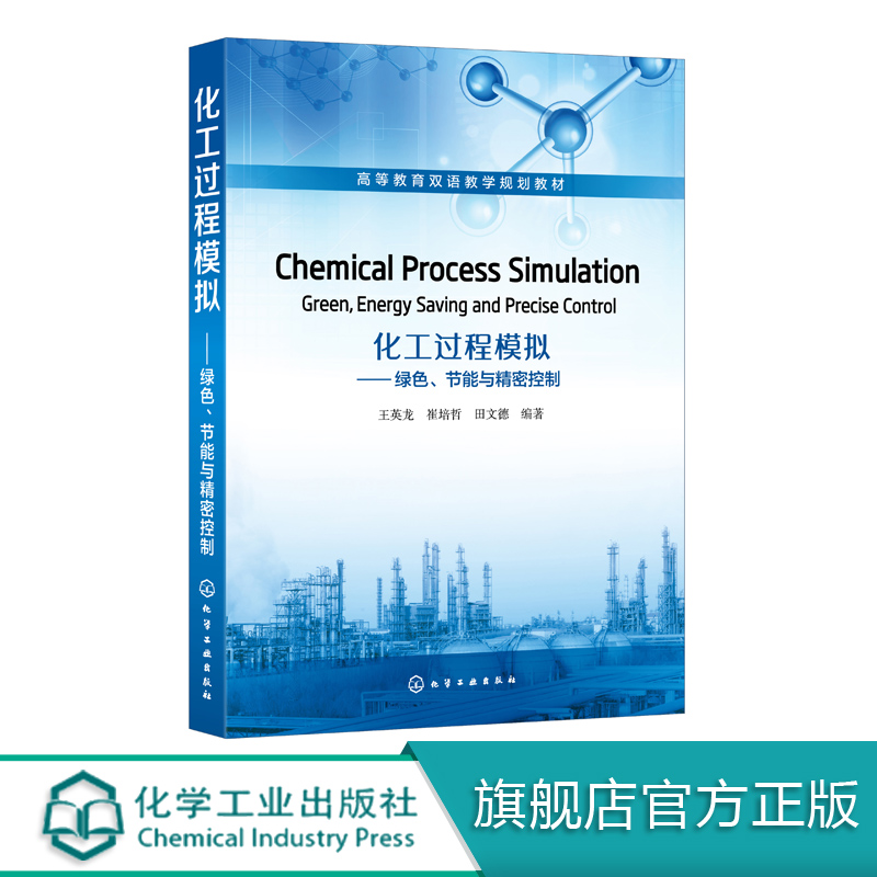 化工过程模拟 绿色 节能与精密控制 Chemical Process Simulation：Green，Energy Saving and Precise Control 化工类参考书籍