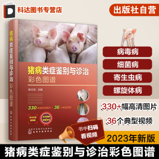 细菌病寄生虫病螺旋体病支原体病立克次体 35个猪病教学视频 猪场兽医养猪专业大户技术指导书 陈立功 猪病类症鉴别与诊治彩色图谱