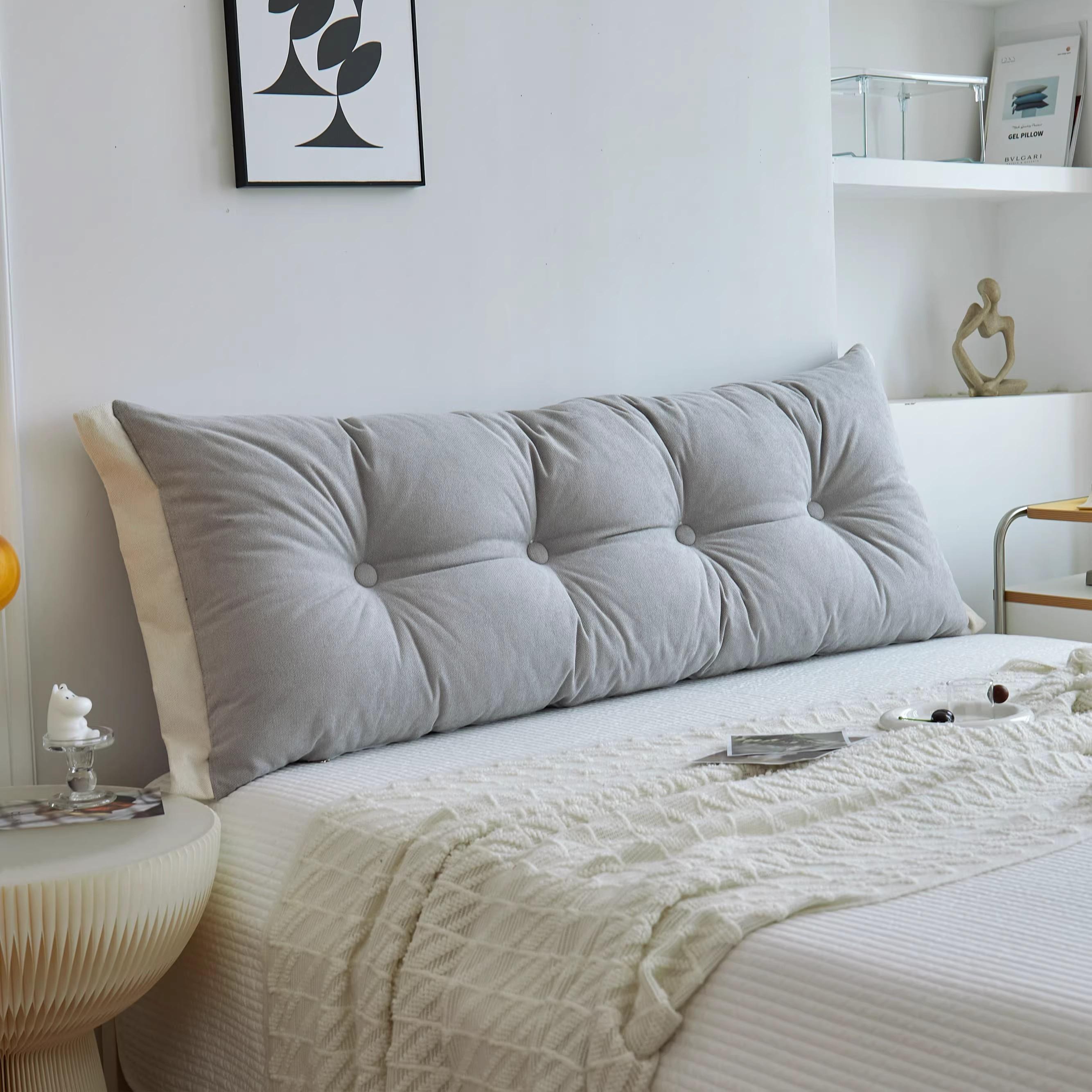 日本进口MUJIE床头靠垫软包榻榻米床上长靠枕护腰床靠背垫床头