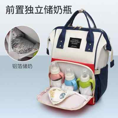 妈咪包双肩2022年新款宝宝外出门轻便大容量多功能母婴辣妈婴背包