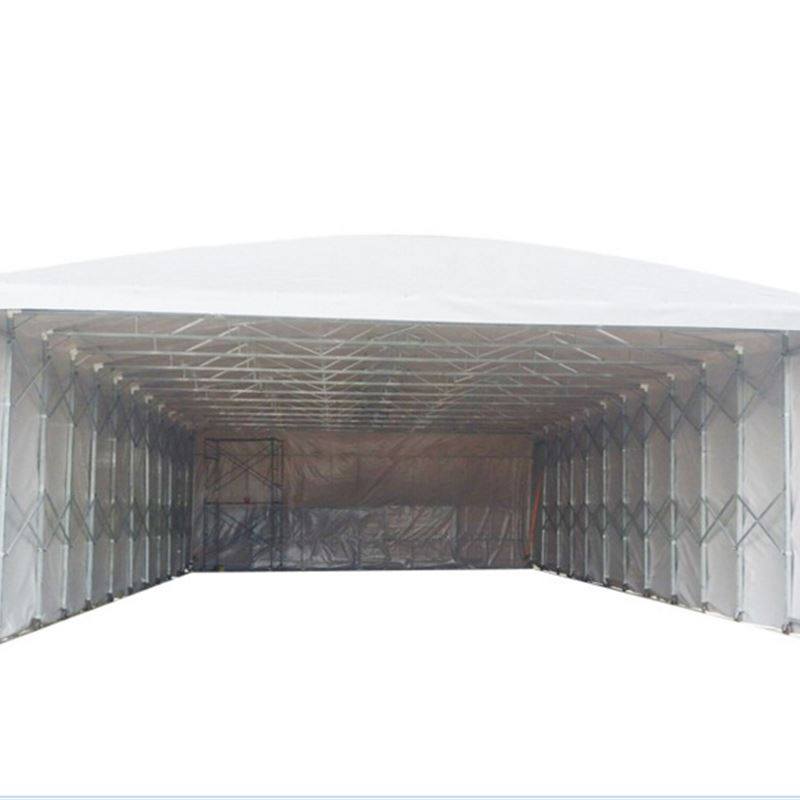 销伸缩篷大排档蓬仓储大型棚厂家芜湖物流移动大棚伸缩式简易车促