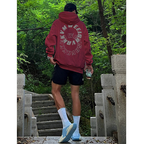 秋冬季宽松上衣连帽卫衣
