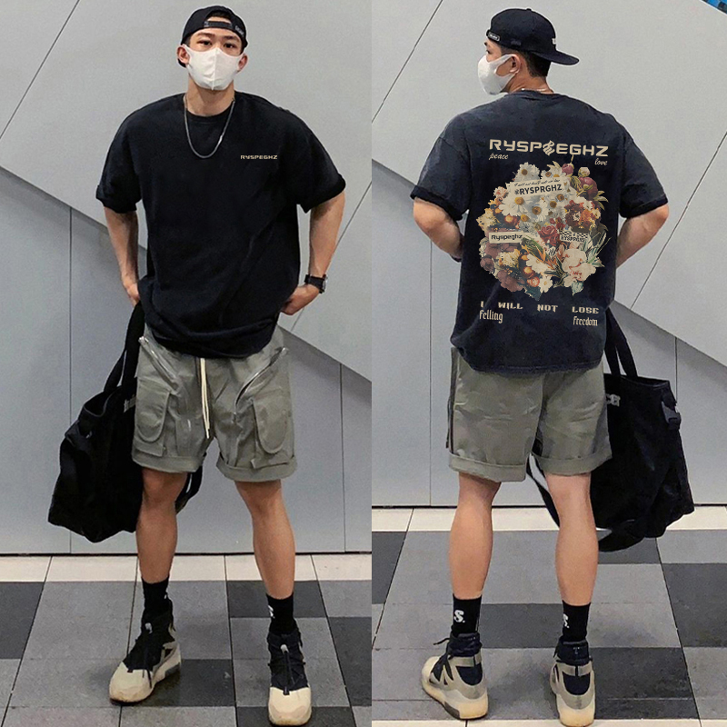 夏季短袖t恤休闲多巴胺上衣