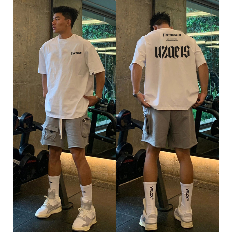夏季美式潮流重磅纯棉短袖T恤