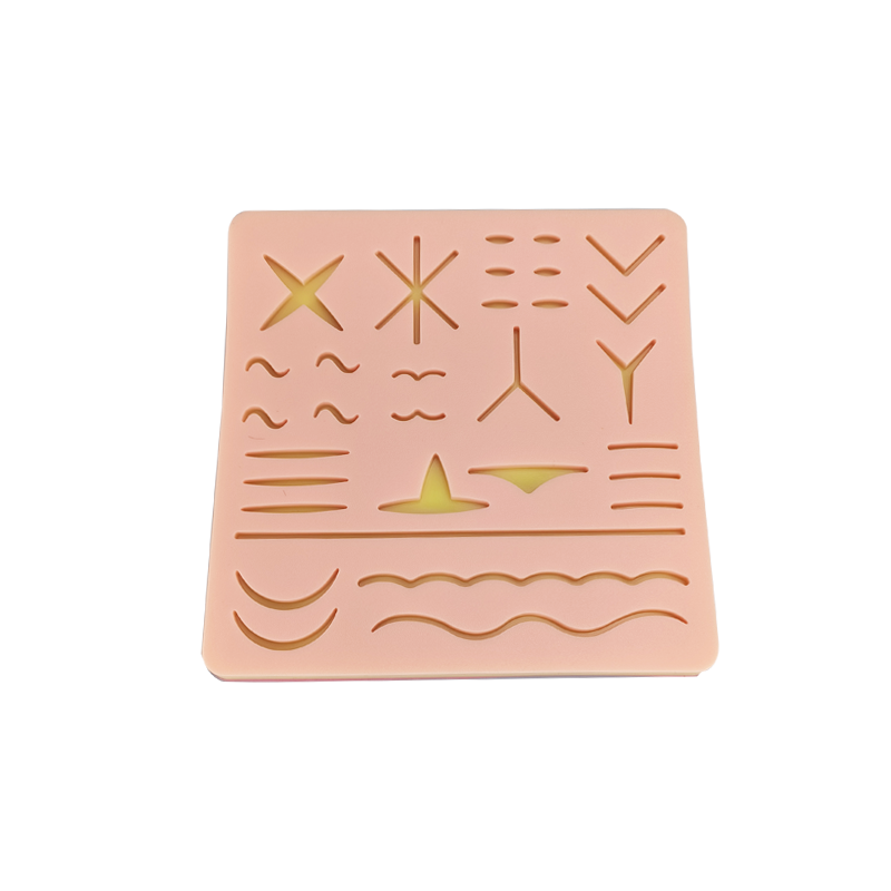 外科缝合练习模型器械包皮肤切开多伤口模块肌肉穿刺口腔缝合静脉穿刺伤口手术训练硅胶