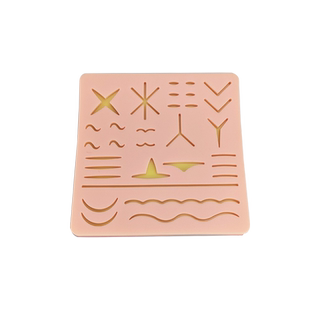 外科缝合练习模型器械包皮肤切开多伤口模块肌肉穿刺口腔缝合静脉穿刺伤口手术训练硅胶