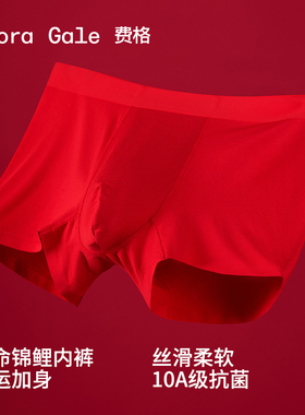 3件|FG费格红内裤男士莫代尔棉排湿礼盒抗菌男生名牌2025新款内裤