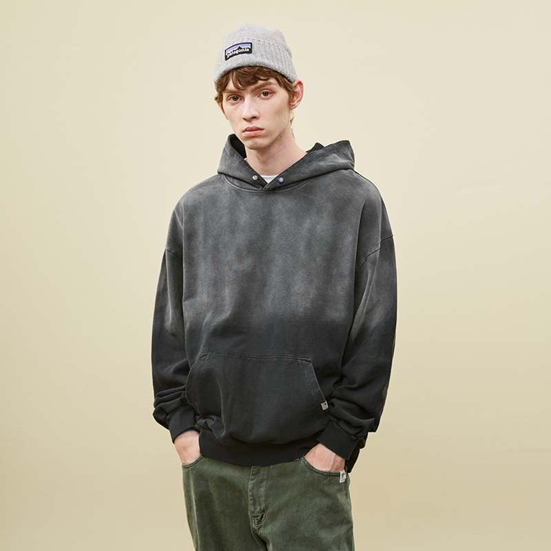 RabbitHouse渐变扎染连帽卫衣