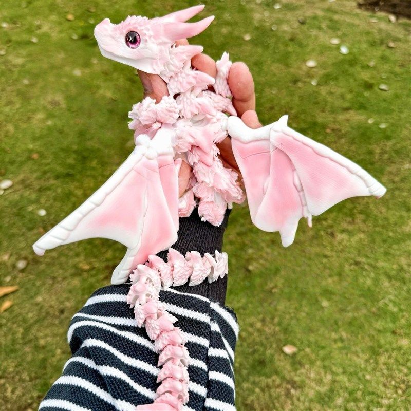 三地打印龙3d打印多色超大飞龙儿童玩具礼物爆款S关节可动立体彷