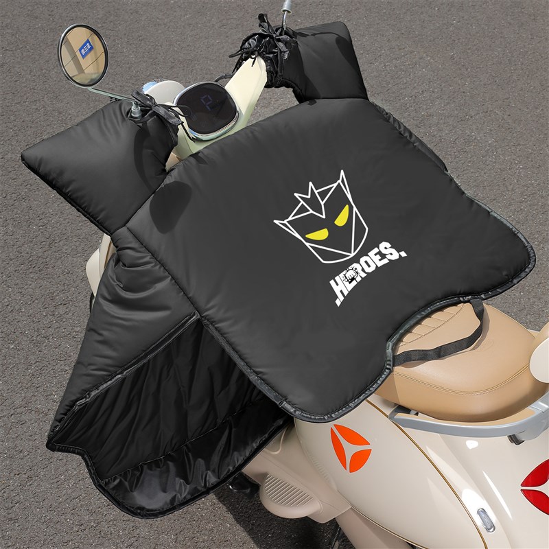 双面防水电动车挡风被秋冬季加绒加厚电I瓶摩托车防风全包防雨罩