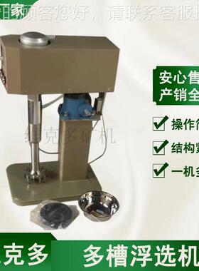 出售多槽浮选机 DXFXFD-12-12设槽不锈钢浮多选机 煤泥金矿浮选备