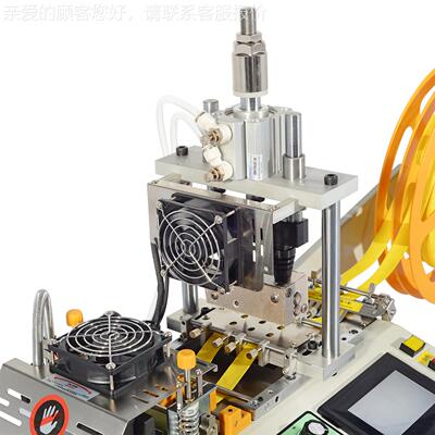 全动电AGY脑打孔切机小型织带带热机断带器裁切拉链切魔自术贴切