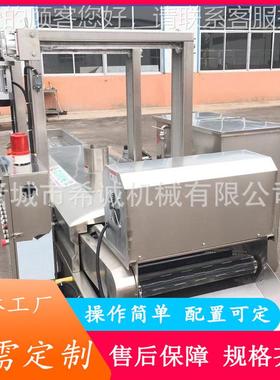 豆腐串油炸机 全动豆臭腐油炸机电加花热MDE连自续式兰干油炸机厂