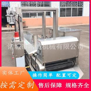 豆腐串油炸机 全动豆臭腐油炸机电加花热MDE连自续式兰干油炸机厂