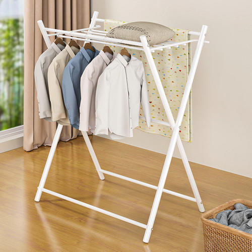 折叠晾衣架落地家用小户