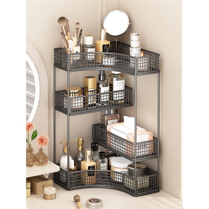 化妆品收纳盒桌面置物架卫生间洗漱台架子梳妆台多层护肤品收纳架