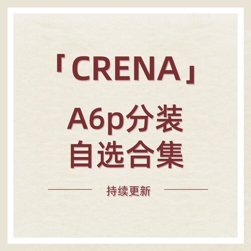 CRENA分装A6p活页替芯