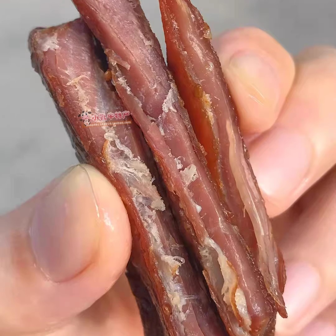 内蒙特产风干牛肉干办公休闲零食原味小零食手撕牛肉条独立包装