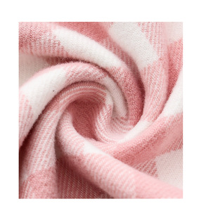 Ladies' checkered brushed pajama pants  女士宽松格子磨毛睡裤