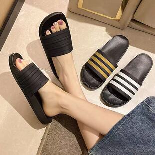男 夏季 网红学生外穿情侣ins潮时尚 拖鞋 女洗澡防滑居家居静音拖鞋