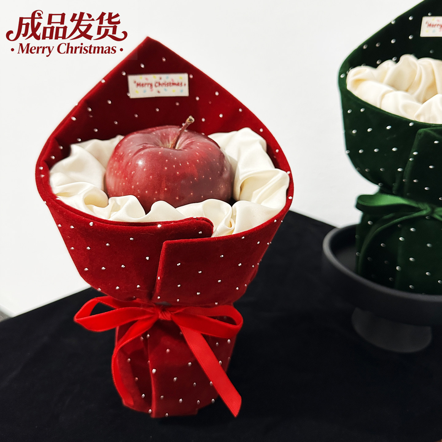 新款平安夜平安果花束包装圣诞节礼物创意苹果花壳布艺花束包装,节庆用品/礼品,圣诞礼品,淘宝优惠券,粉丝福利购,淘宝优惠卷