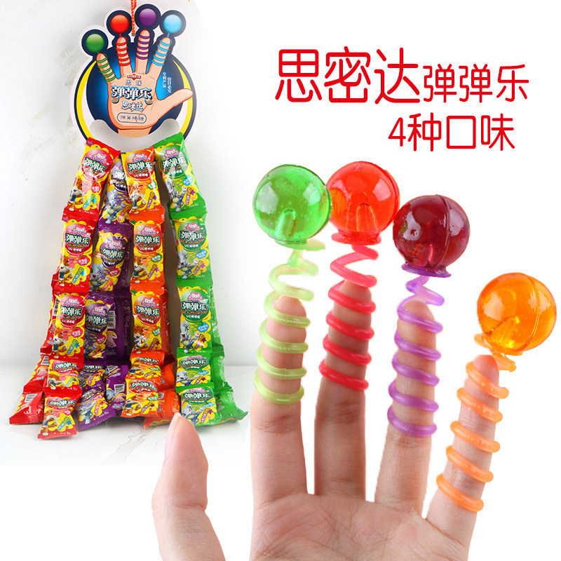 弹弹乐网红棒棒糖水果味弹簧趣味玩具手指糖儿童奖励糖果超市零食,零食/坚果/特产,传统糖果,淘宝优惠券,粉丝福利购,淘宝优惠卷