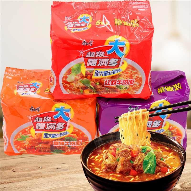 泡着吃的 速食福满多方便面老包装 经典怀旧老式80后怀旧零食泡面图片