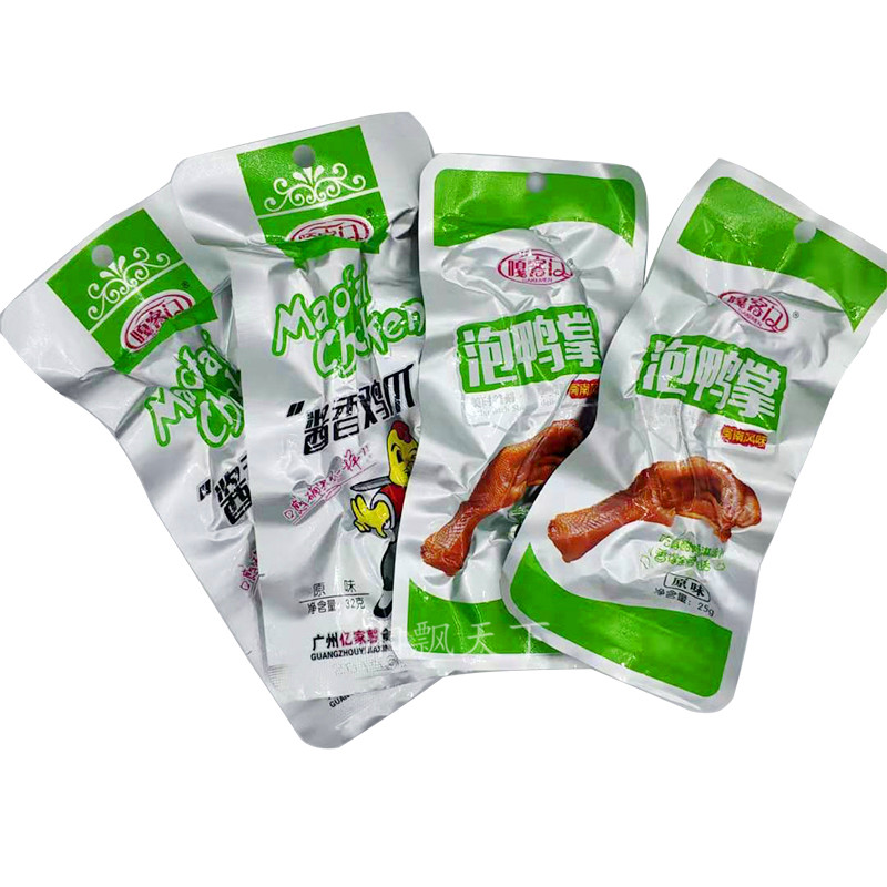嘎客门酱香鸡爪32g原味泡鸭掌25g闽南风味卤味肉类鸭爪凤爪