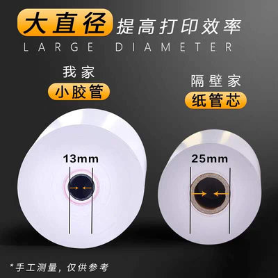 叫80x60号机小票热敏厨房纸收银纸点菜热敏80x50打印纸80X80排队